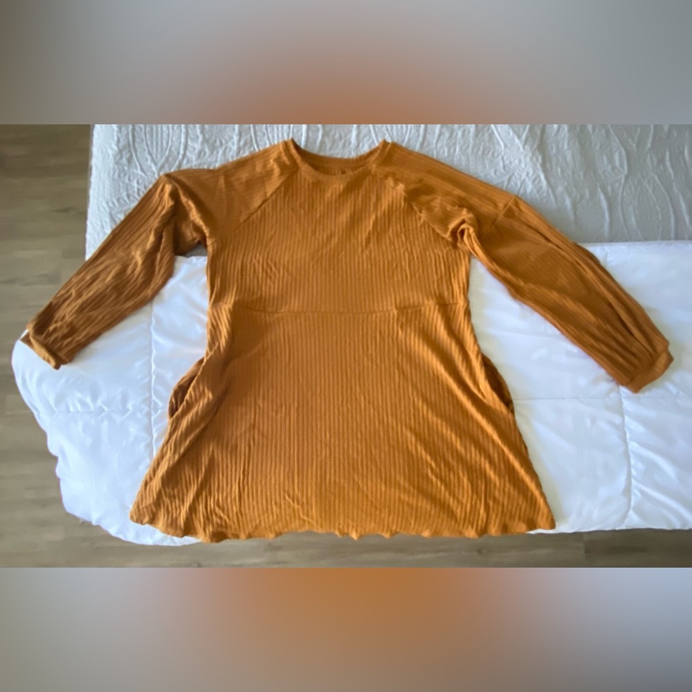 Long sleeve dress with pockets